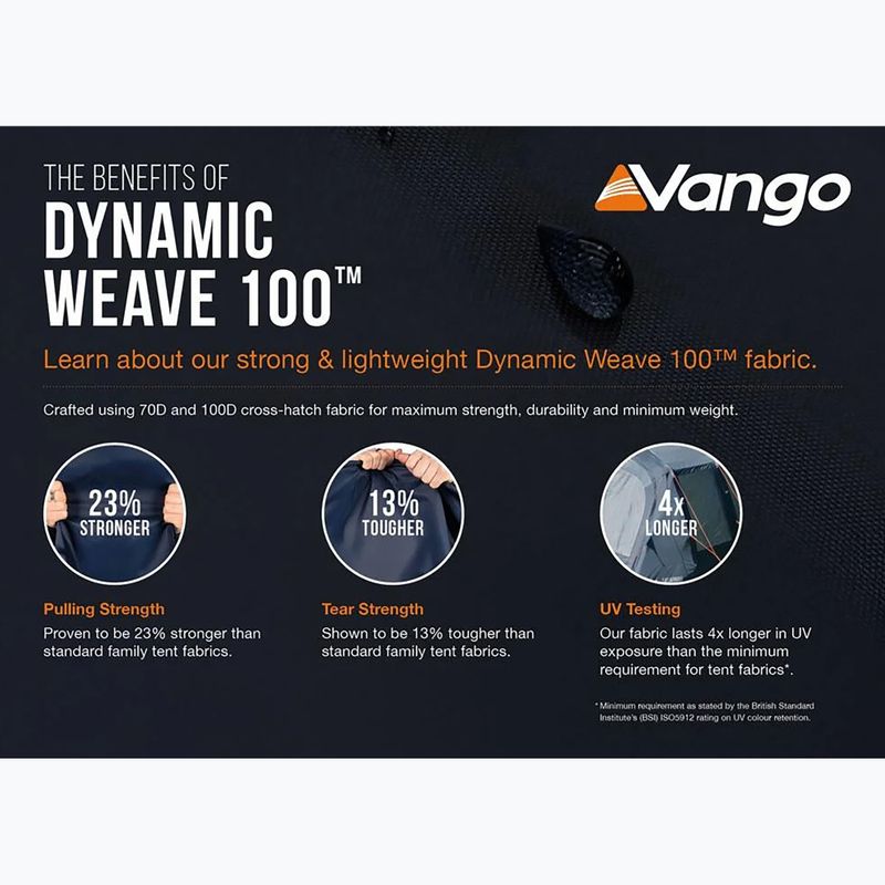 Палатка за къмпинг 6-местна Vango Savannah 600XL deep blue 11