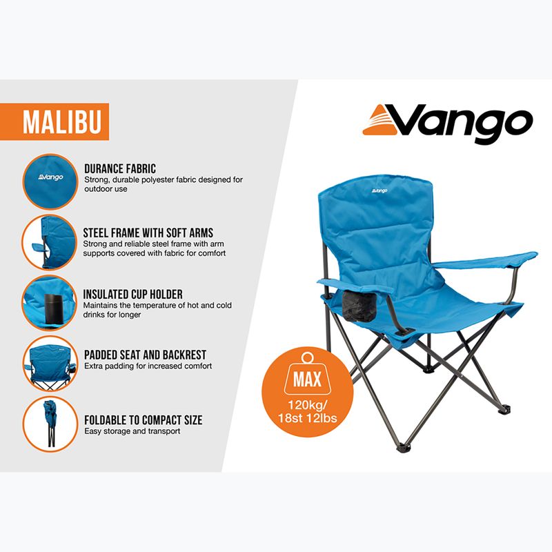 Туристически стол Vango Malibu cobalt 7