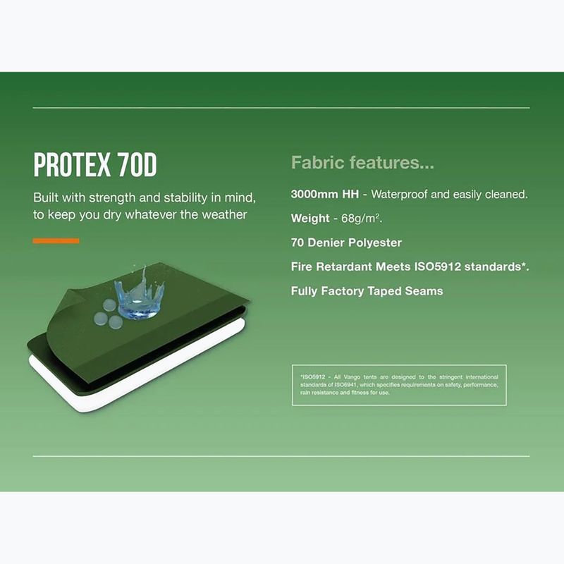 Палатка за трекинг 3-местна Vango Nevis 300 pamir green 14