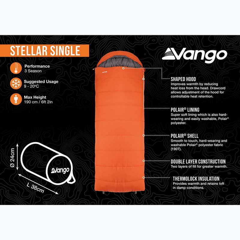 Спален чувал Vango Stellar Single harissa 9