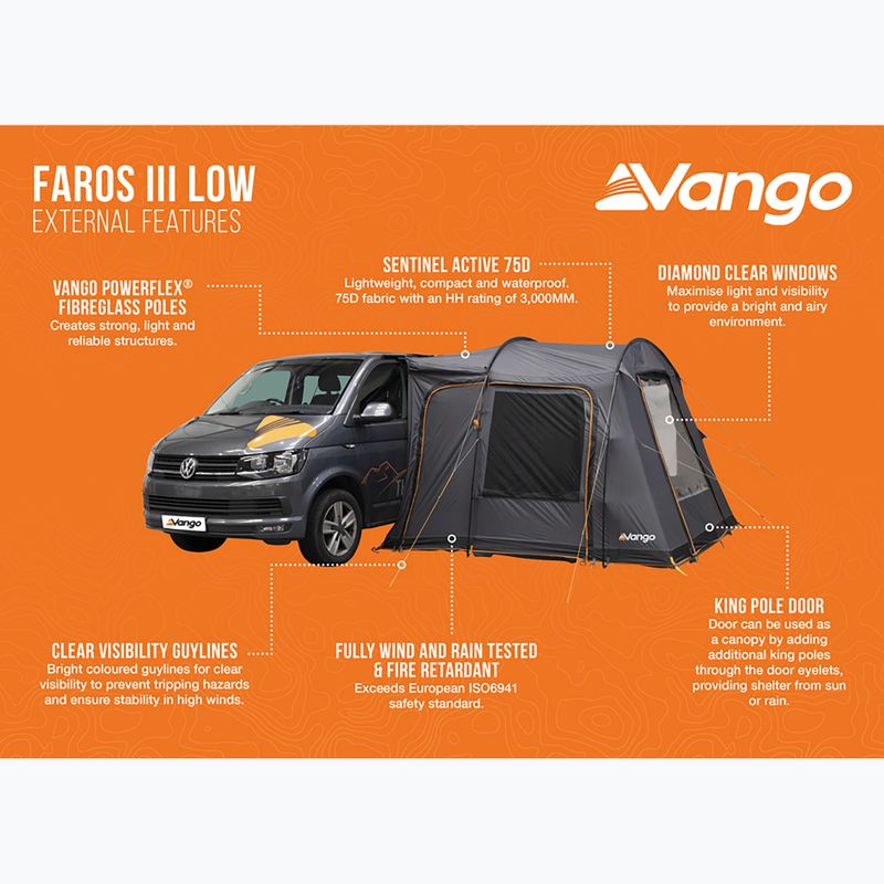 Предверие за кемпер Vango Faros II Low smoke 11