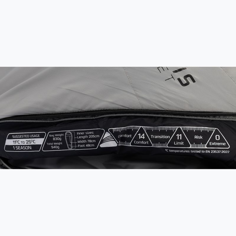 Спален чувал Vango Mantis Planet grey flannel 11