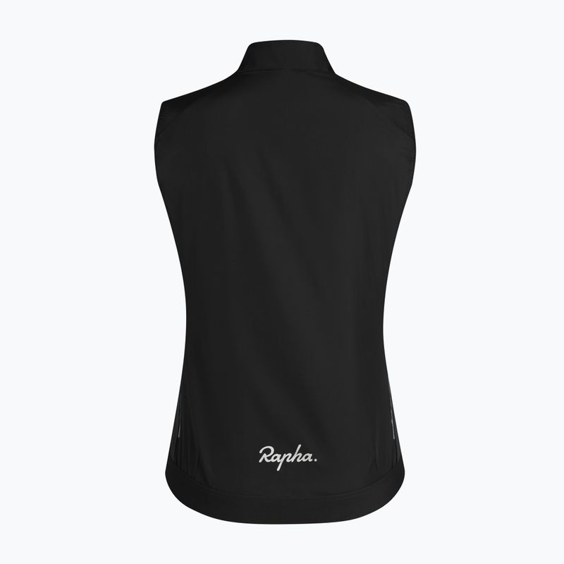 Дамска велосипедна жилетка Rapha Core Gilet black/white 4
