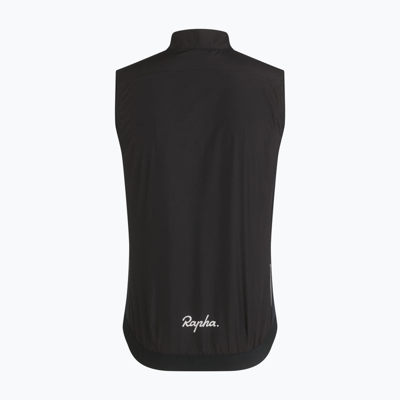 Мъжка велосипедна жилетка Rapha Core Gilet black/white 6