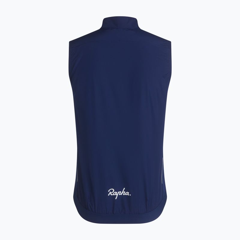 Мъжка велосипедна жилетка Rapha Core Gilet Navy/White 6