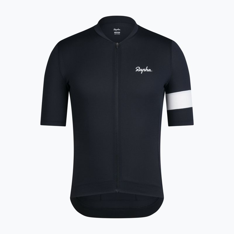Мъжка тениска за колоездене Rapha Core Lightweight Jersey black/white 5