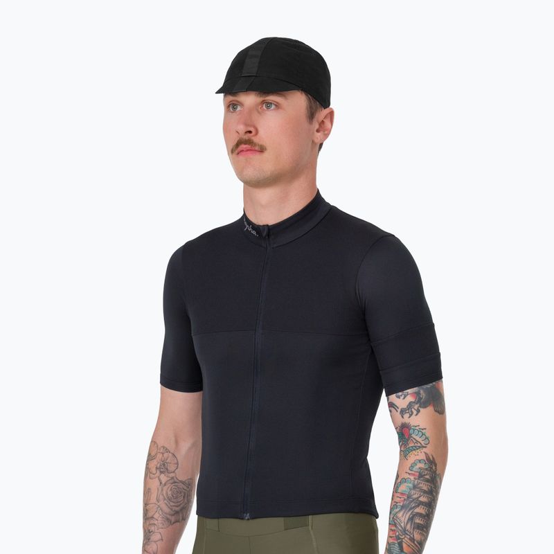 Мъжка тениска за колоездене Rapha Brevet Element Jersey black/dark grey 2