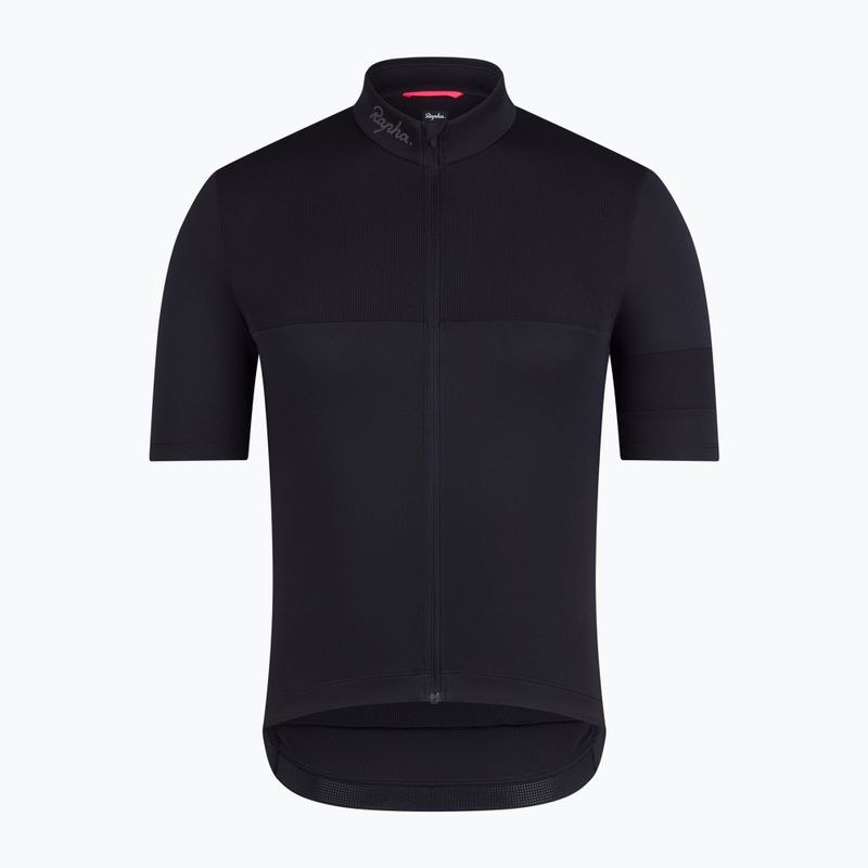 Мъжка тениска за колоездене Rapha Brevet Element Jersey black/dark grey 5