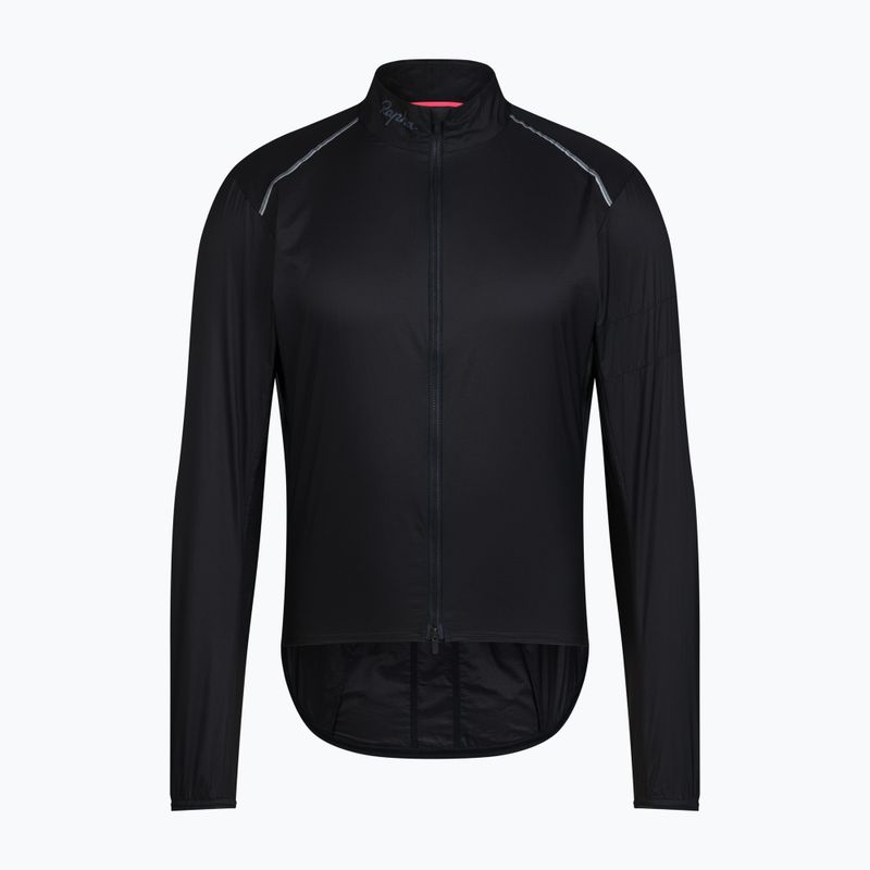 Мъжко яке за колоездене Rapha Brevet Element Wind Jacket black/grey 5