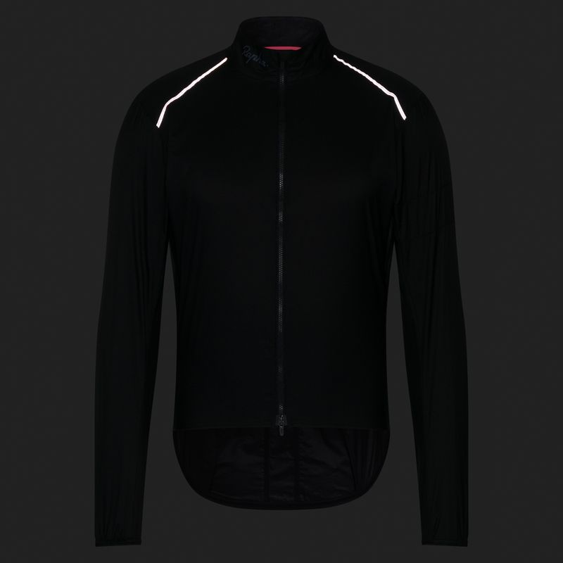 Мъжко яке за колоездене Rapha Brevet Element Wind Jacket black/grey 7