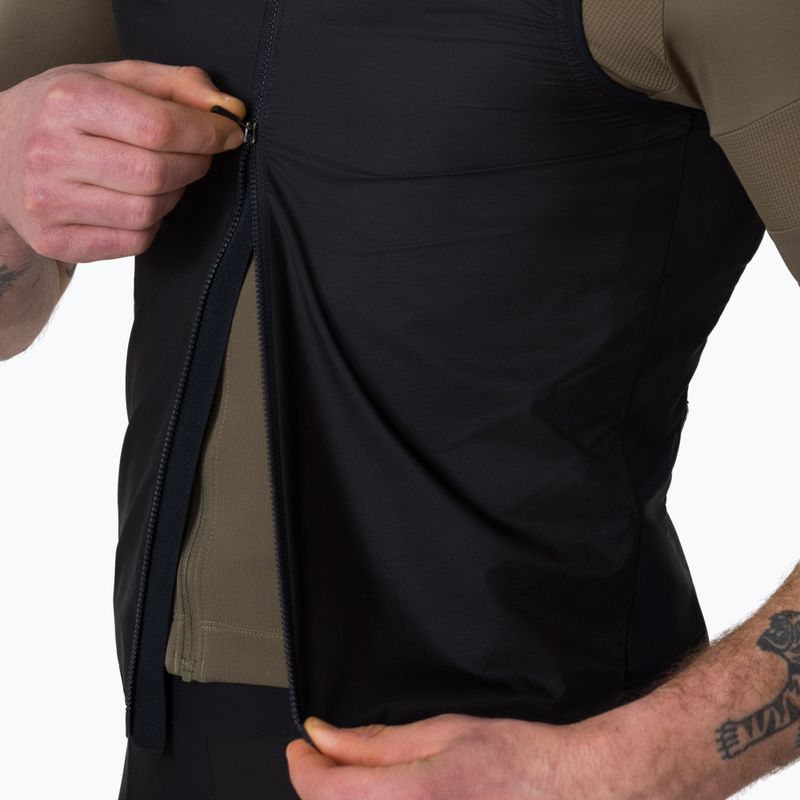 Мъжка велосипедна жилетка Rapha Brevet Element Wind Gilet black/grey 3