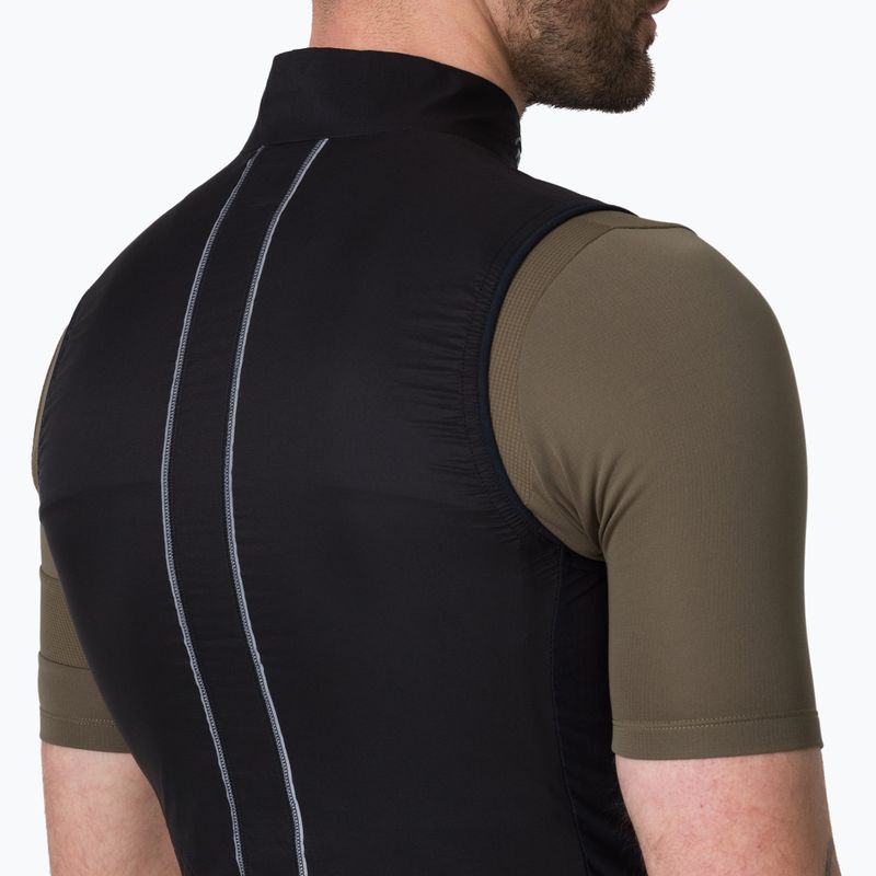 Мъжка велосипедна жилетка Rapha Brevet Element Wind Gilet black/grey 4