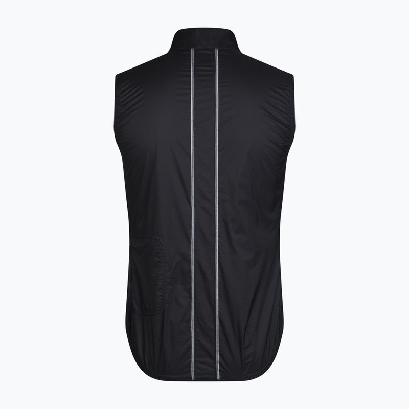 Мъжка велосипедна жилетка Rapha Brevet Element Wind Gilet black/grey 6
