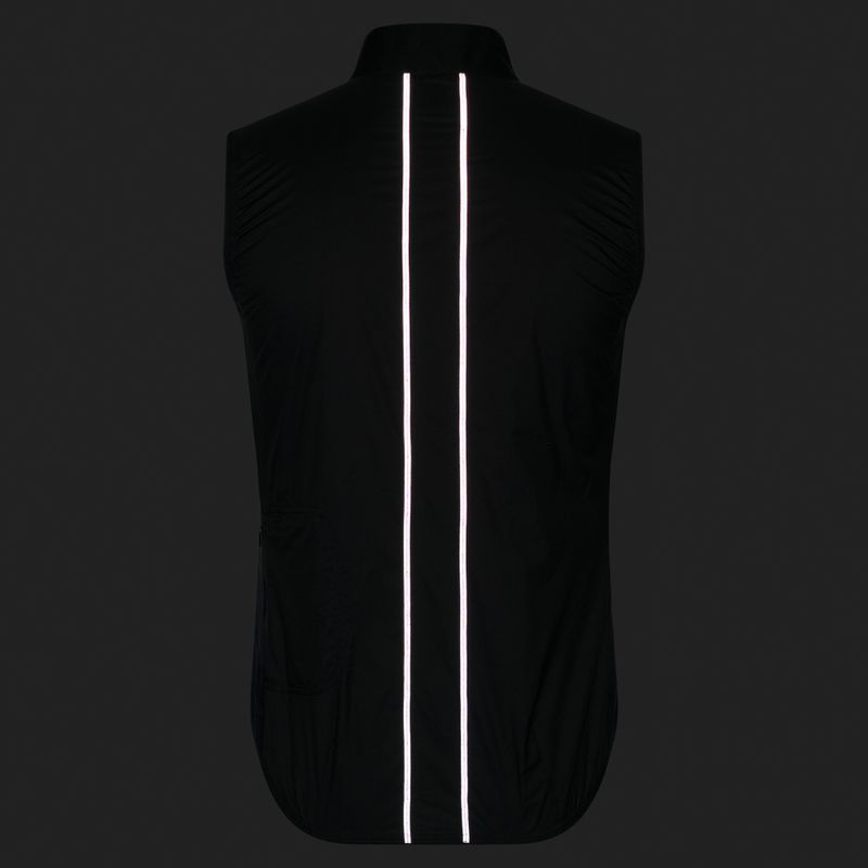 Мъжка велосипедна жилетка Rapha Brevet Element Wind Gilet black/grey 8