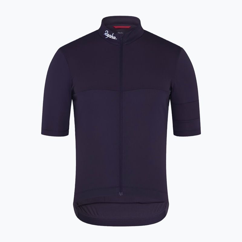 Мъжка тениска за колоездене Rapha Brevet Element Jersey dusted lilac/black