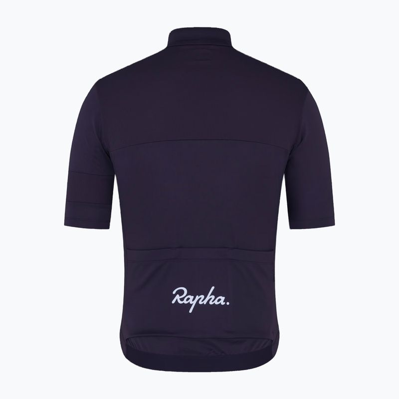 Мъжка тениска за колоездене Rapha Brevet Element Jersey dusted lilac/black 2
