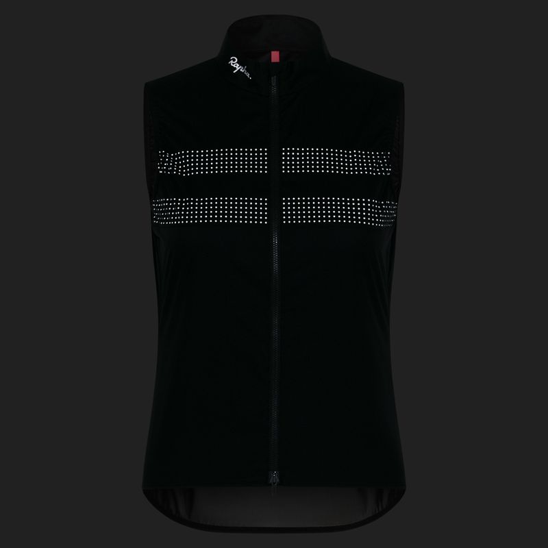 Дамска велосипедна жилетка Rapha Brevet Gilet III black/silver 3