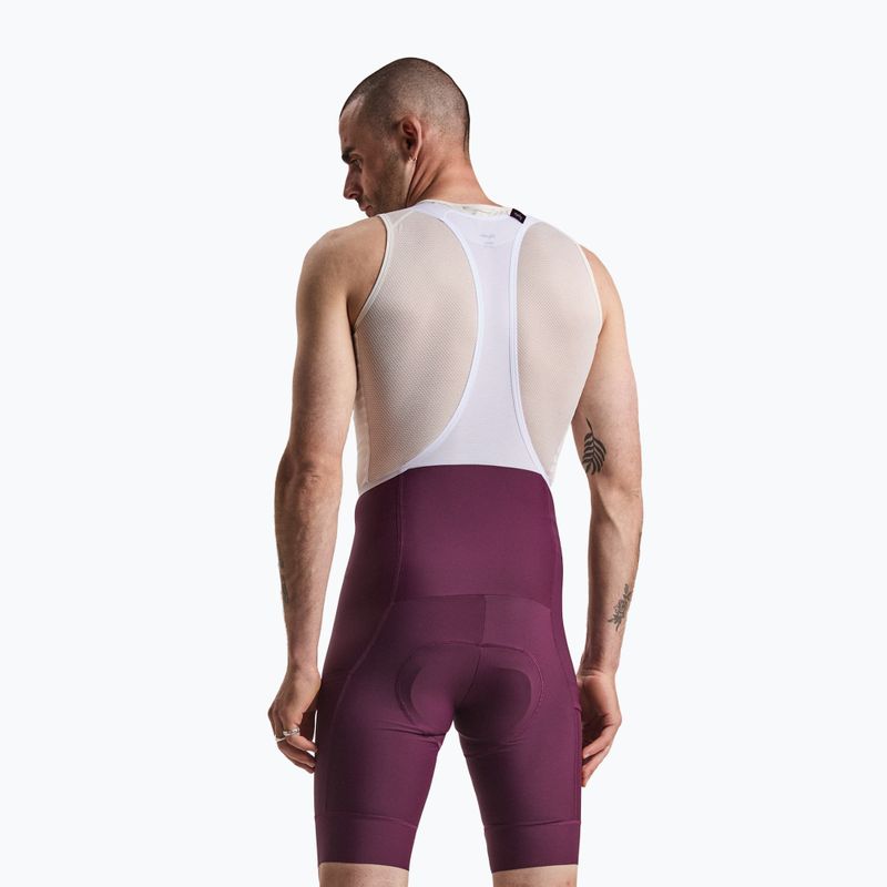 Мъжки колоездачни шорти  Rapha Brevet Element Cargo Bib Shorts plum/white 2