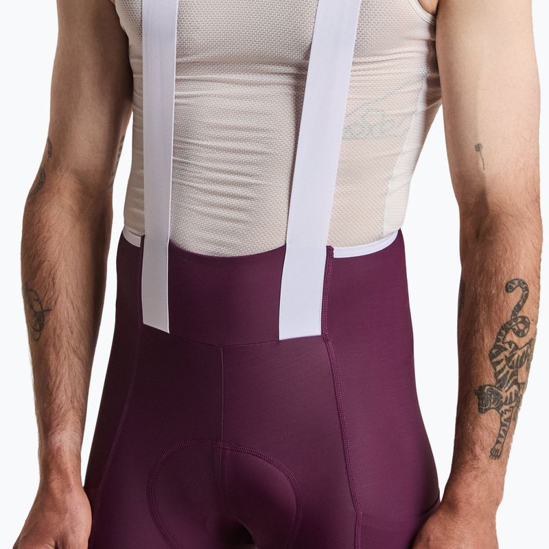 Мъжки колоездачни шорти  Rapha Brevet Element Cargo Bib Shorts plum/white 3