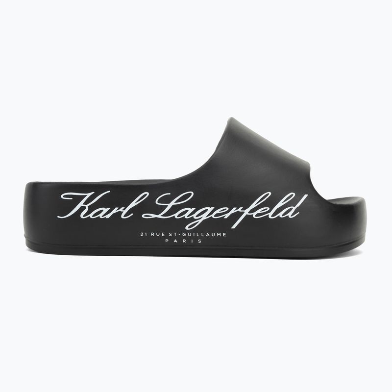 Дамски джапанки KARL LAGERFELD Kobo II Hotel Logo black eco eva 2