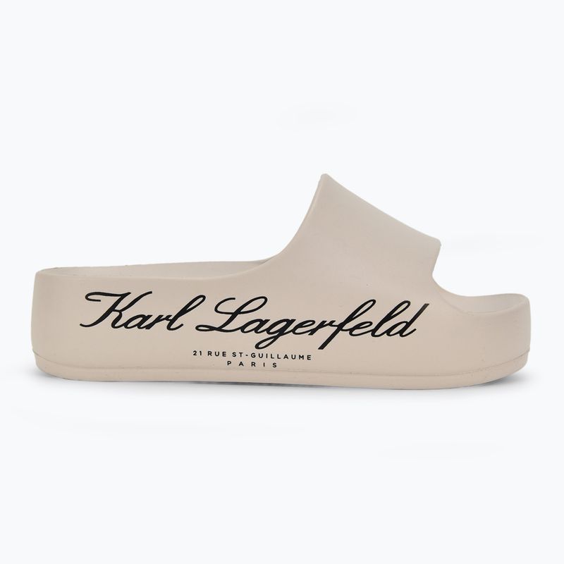 Дамски джапанки KARL LAGERFELD Kobo II Hotel Logo off white eco eva 8