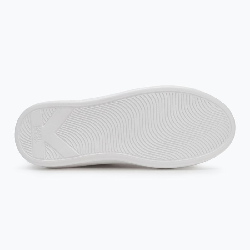 Дамски обувки KARL LAGERFELD Kapri Signia Shine white leather/mono 4