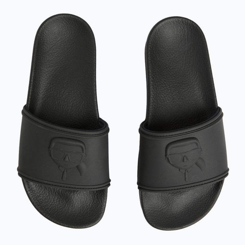 Дамски джапанки KARL LAGERFELD Kondo Maxi Nft Relief black rubber 4