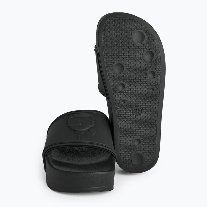 Дамски джапанки KARL LAGERFELD Kondo Maxi Nft Relief black rubber 5