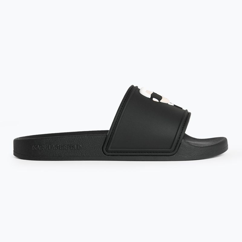 KARL LAGERFELD дамски джапанки Kondo 2.0 NFT black rubber