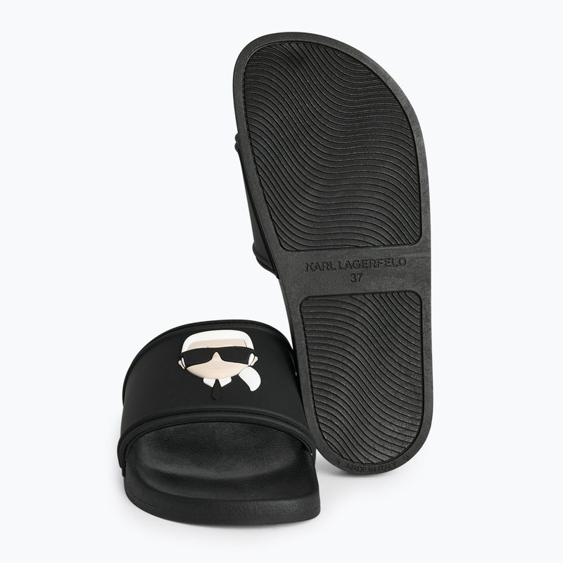 KARL LAGERFELD дамски джапанки Kondo 2.0 NFT black rubber 5