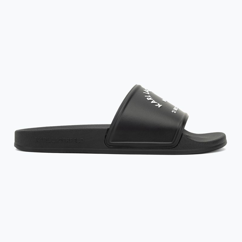 KARL LAGERFELD дамски джапанки Kondo 2.0 Maison black rubber 2