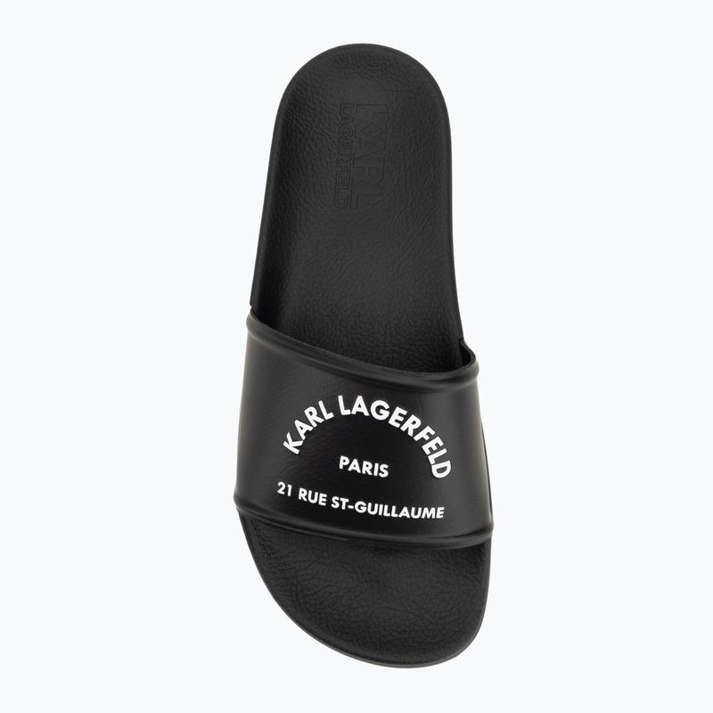 KARL LAGERFELD дамски джапанки Kondo 2.0 Maison black rubber 5