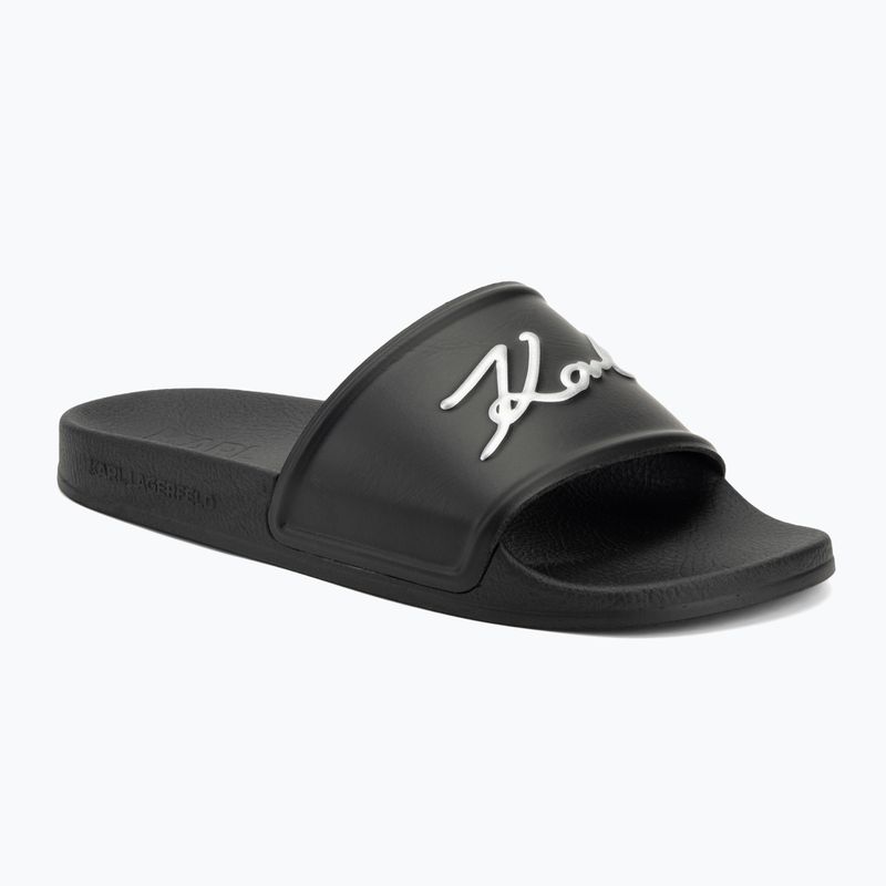 KARL LAGERFELD дамски джапанки Kondo 2.0 Signia black rubber