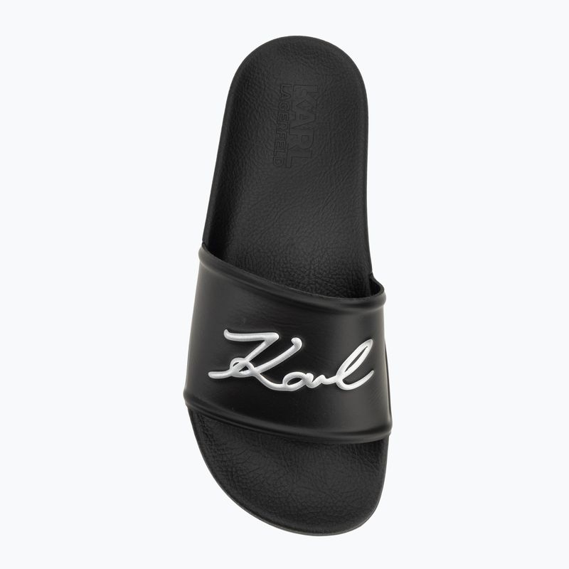 KARL LAGERFELD дамски джапанки Kondo 2.0 Signia black rubber 5
