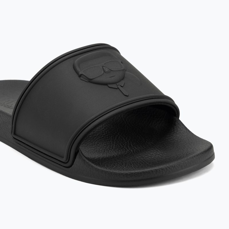 KARL LAGERFELD дамски джапанки Kondo 2.0 NFT Relief black rubber 7