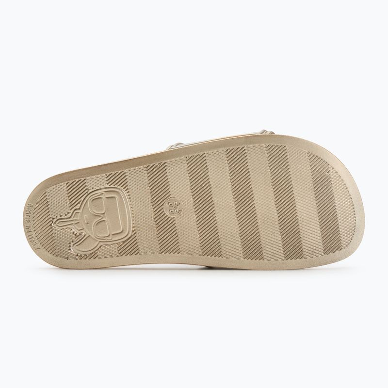 KARL LAGERFELD дамски джапанки Kondo 2.0 NFT Relief gold rubber 4