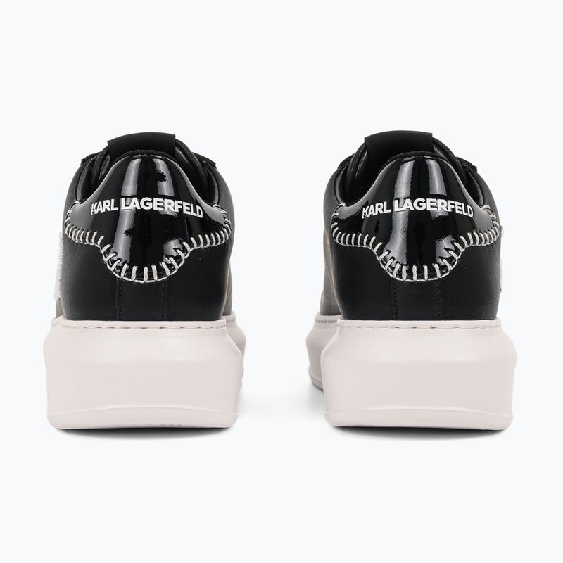 Дамски обувки KARL LAGERFELD Kapri Cornelly Signia Stitch черна кожа 2