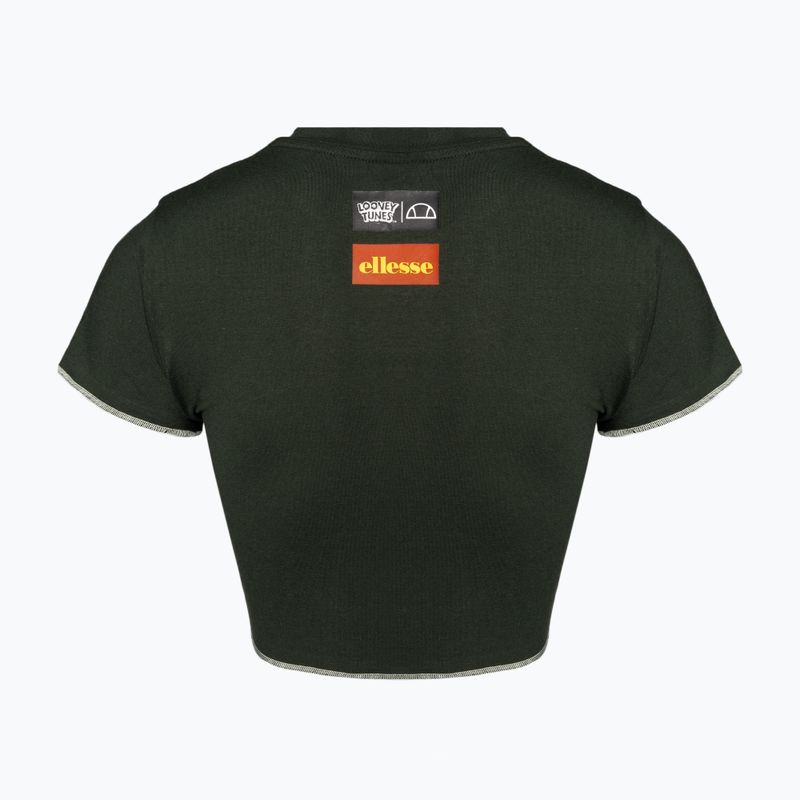 Tweetest Crop тъмнозелена тениска за жени на Ellesse 2