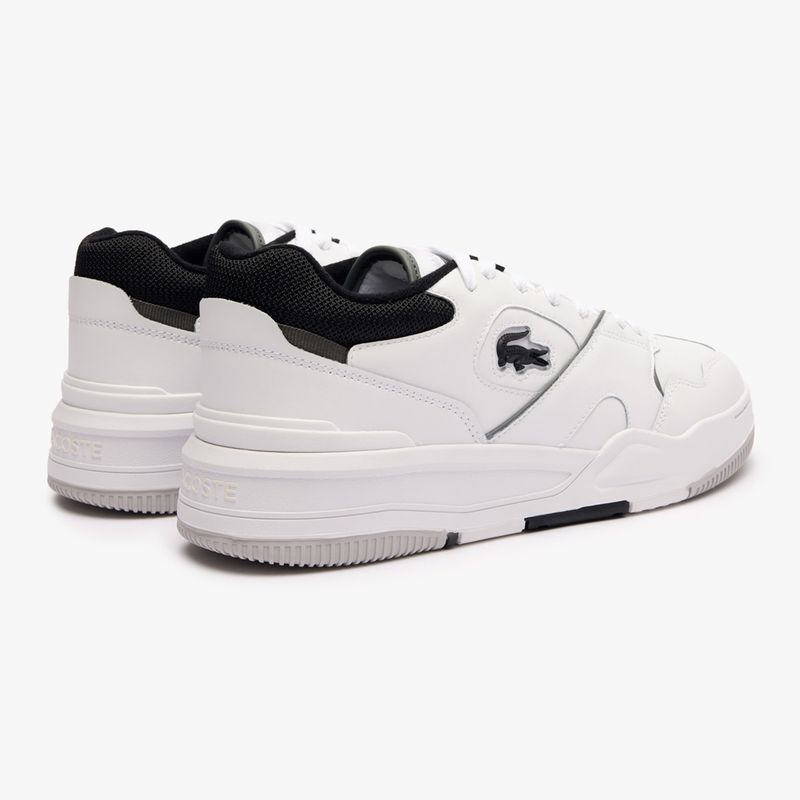 Мъжки обувки Lacoste Lineshot Contrasted Collar Leather white/black 10