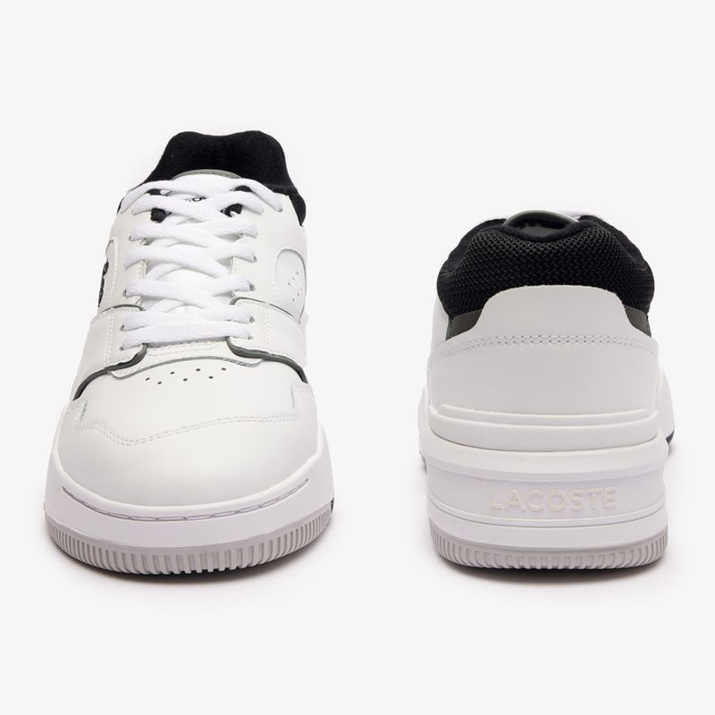 Мъжки обувки Lacoste Lineshot Contrasted Collar Leather white/black 11