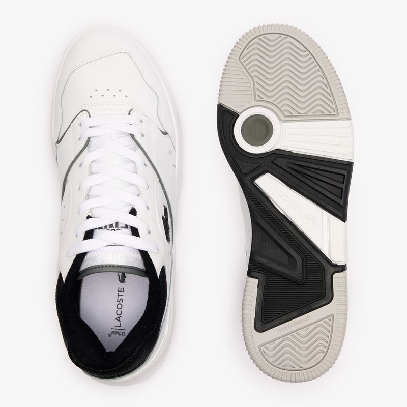 Мъжки обувки Lacoste Lineshot Contrasted Collar Leather white/black 12