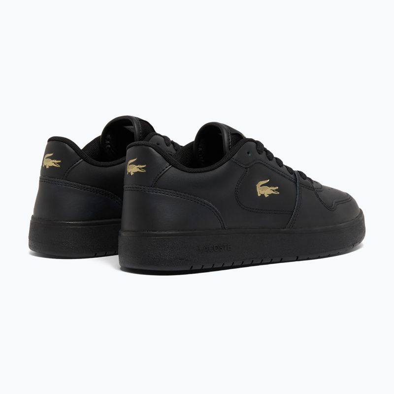 Дамски обувки Lacoste Court Ace Leather black/gold 3