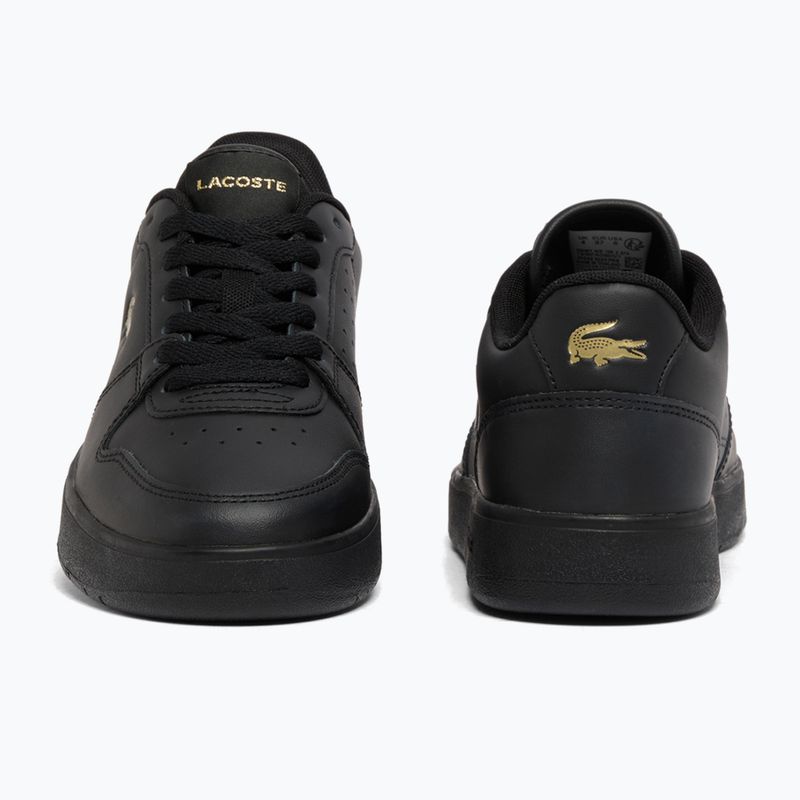 Дамски обувки Lacoste Court Ace Leather black/gold 4