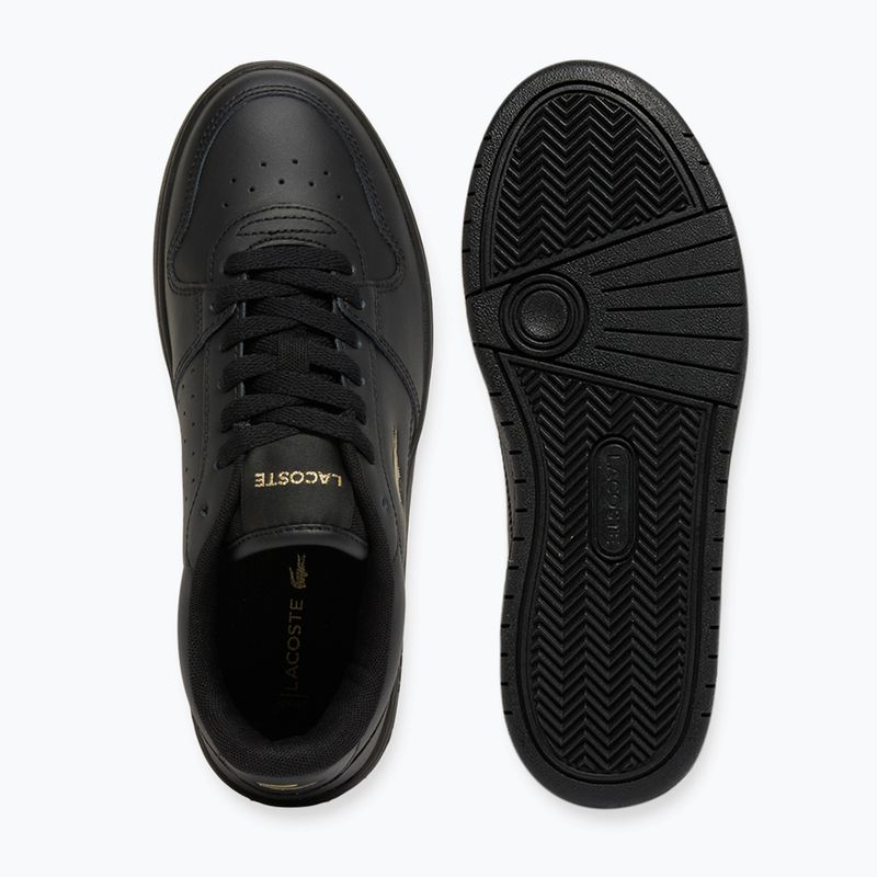 Дамски обувки Lacoste Court Ace Leather black/gold 5