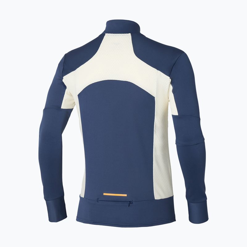 Мъжки суитшърт за бягане Mizuno Warmalite Half Zip estate blue 2