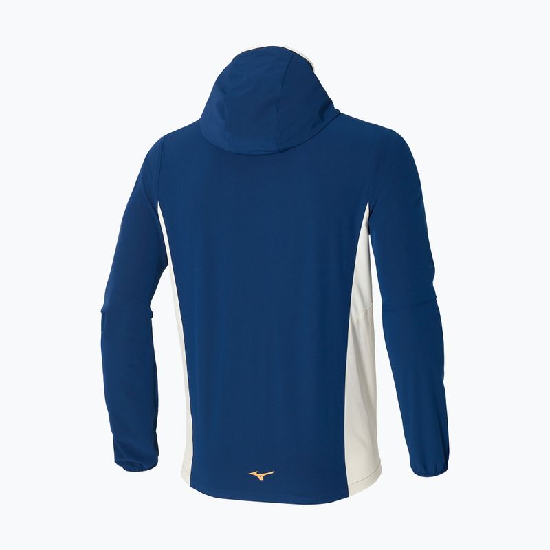 Мъжко яке за бягане Mizuno Alpha Jacket estate blue 2