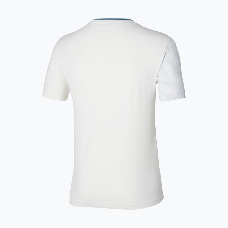 Мъжка фланелка за тенис Mizuno Mugen Shadow Graphic Tee white 2