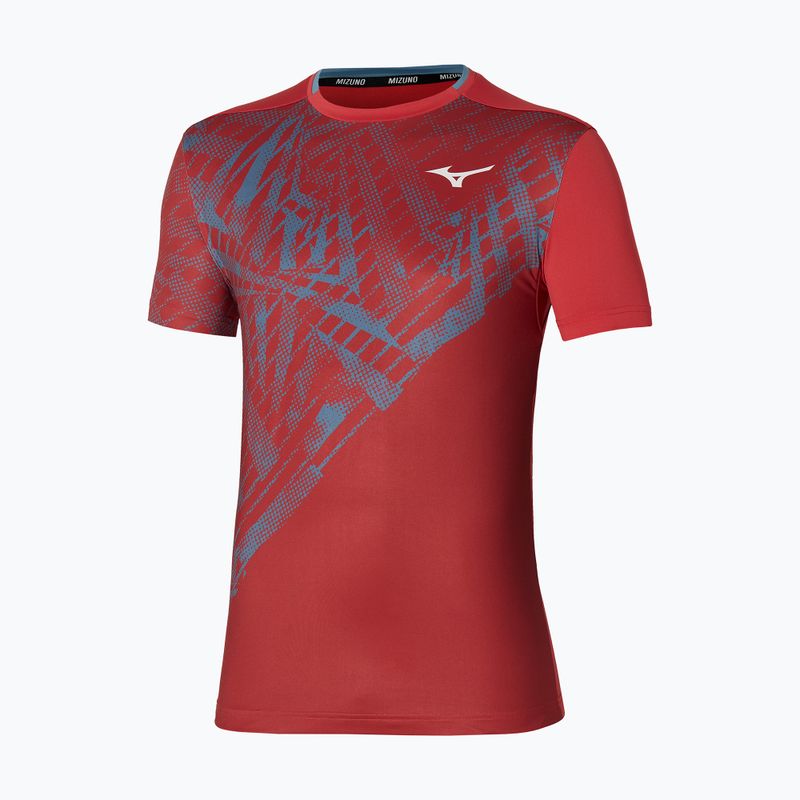 Мъжка фланелка за тенис Mizuno Mugen Shadow Graphic Tee salsa