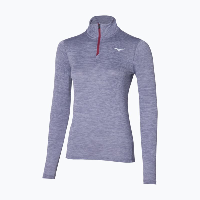 Дамска тениска за бягане с дълъг ръкав Mizuno Impulse Core Half Zip cadet