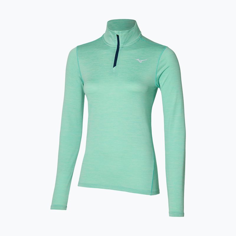 Дамска тениска за бягане с дълъг ръкав Mizuno Impulse Core Half Zip dusty jade